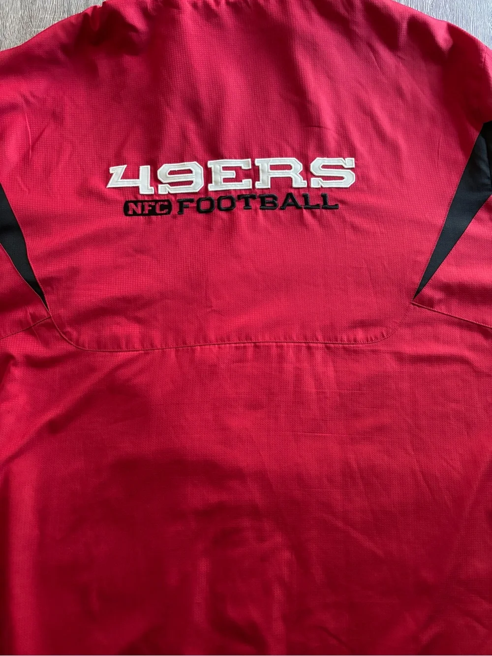 Reebok Red NFL Onfield Jacket with Navy Label